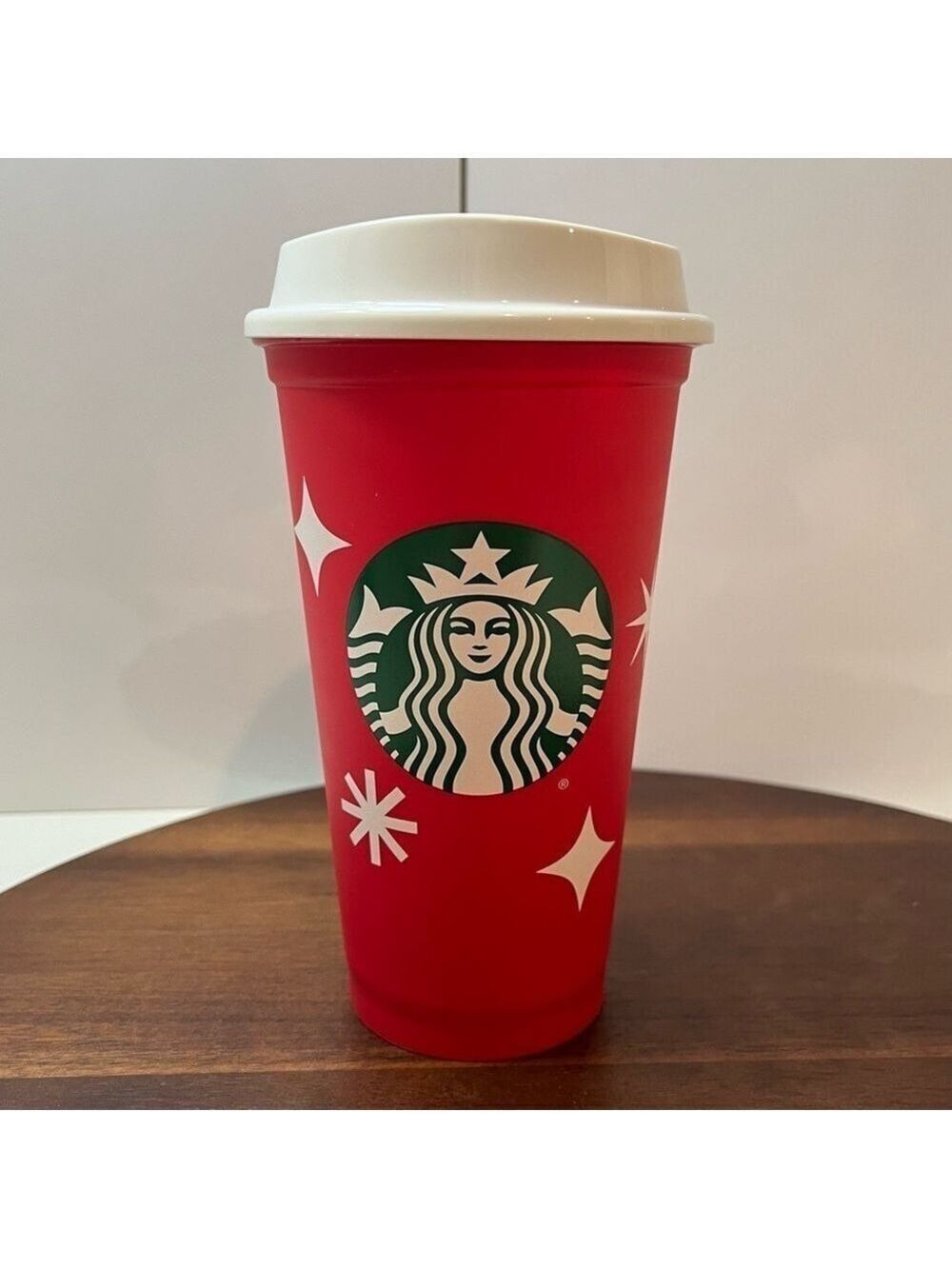 🍁Starbucks 25th Anniversary Red Holiday Reusable Hot Cup – 2022 (16 oz) – New